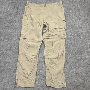 Columbia Omni-Shade Pants Mens 38x32 Convertible Hiking Cargo Sun Protection